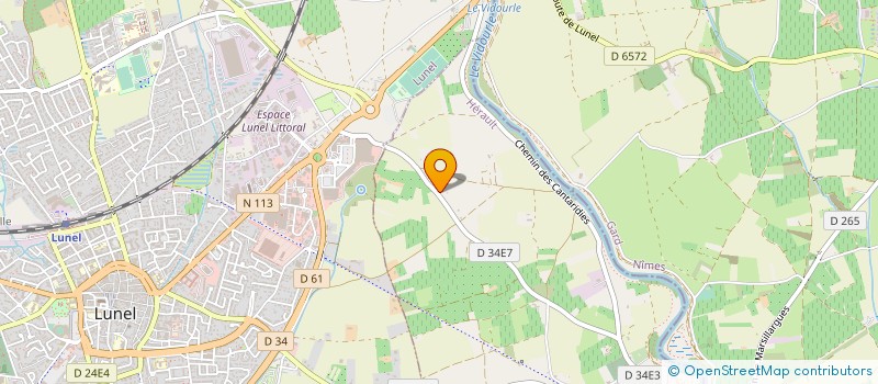 localisation de l'entreprise EQUIFRET à MARSILLARGUES