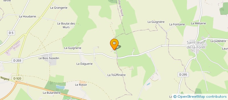 localisation de l'entreprise EQUILANDYA à BELFORET-EN-PERCHE