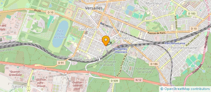 localisation de l'entreprise EQUILATERAL à VERSAILLES