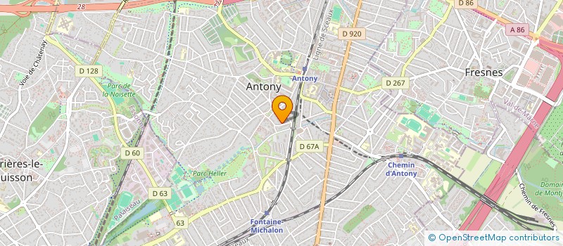 localisation de l'entreprise EQUILEA à ANTONY