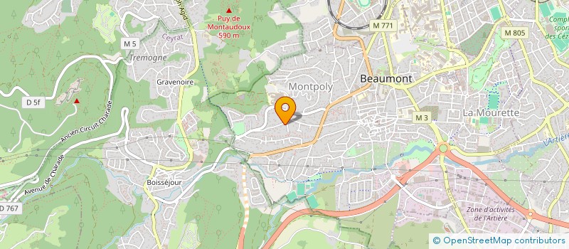 localisation de l'entreprise EQUILEVE  BEAUMONT