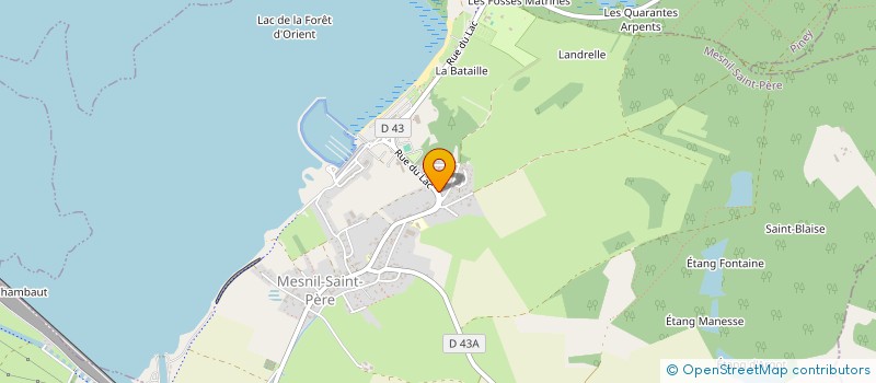 localisation de l'entreprise EQUILIA à MESNIL-SAINT-PERE