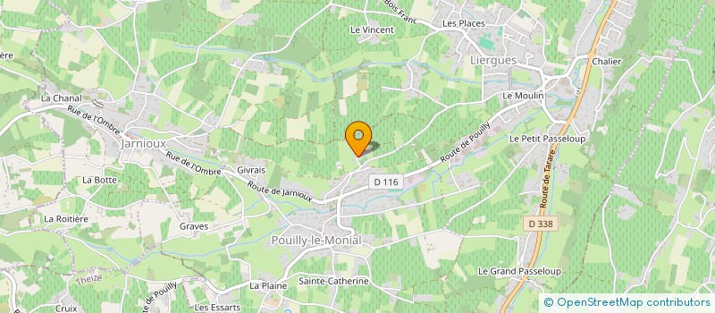 localisation de l'entreprise EQUILIBIO à PORTE-DES-PIERRES-DOREES