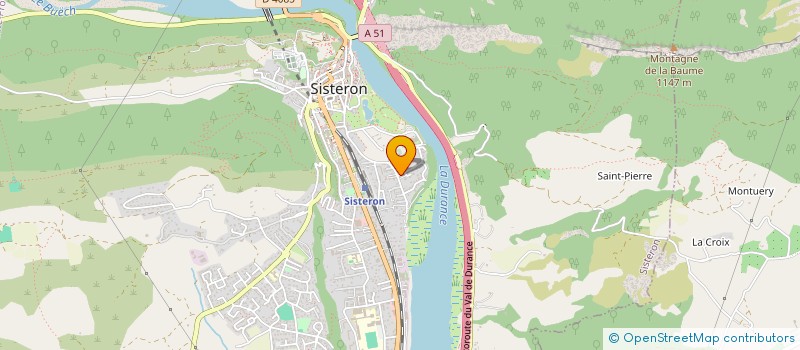 localisation de l'entreprise EQUILIBRE 04  SISTERON
