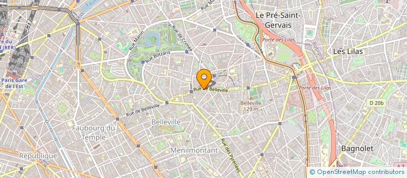 localisation de l'entreprise EQUILIBRE 1  PARIS