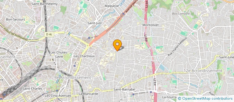 localisation de l'entreprise EQUILIBRE 13 à MARSEILLE