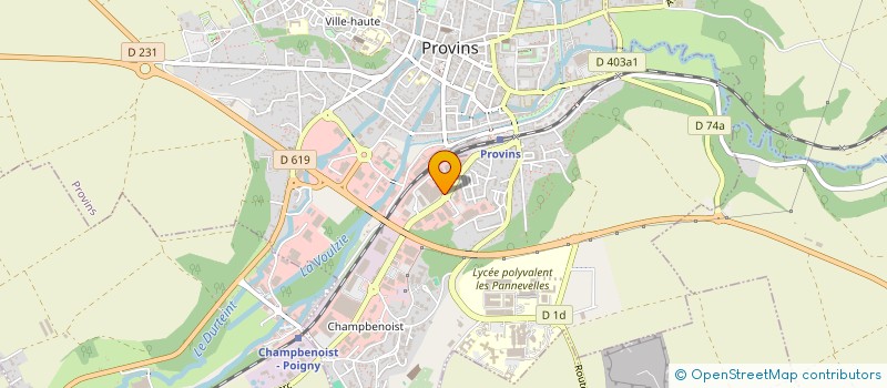 localisation de l'entreprise EQUILIBRE  PROVINS