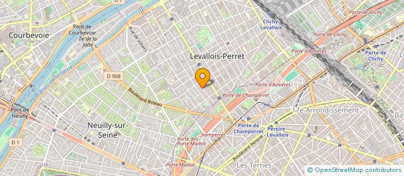 localisation de l'entreprise EQUILIBRE à LEVALLOIS-PERRET