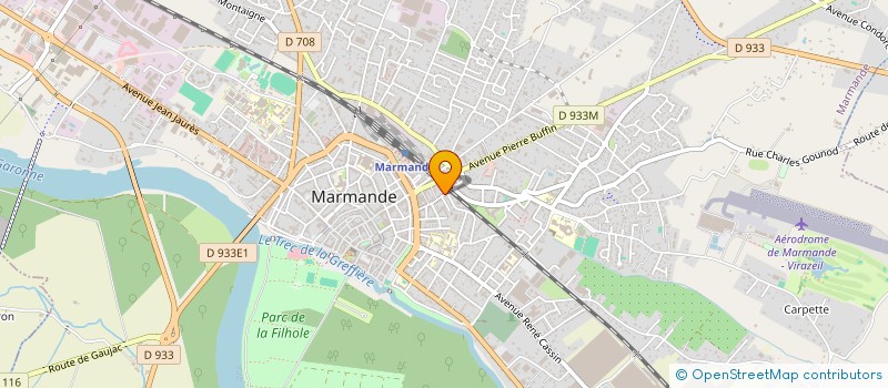 localisation de l'entreprise EQUILIBRE à MARMANDE