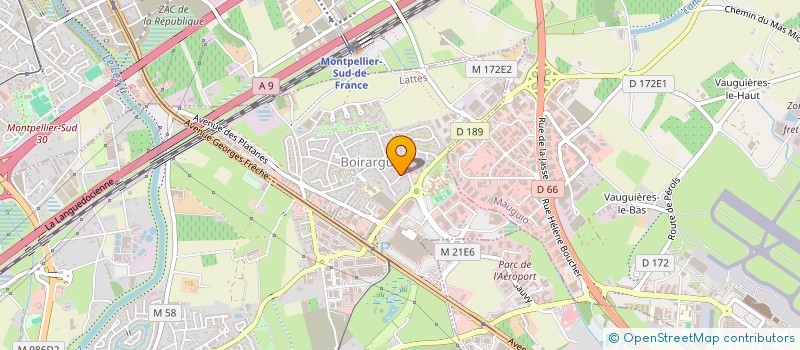 localisation de l'entreprise EQUILIBRE  LATTES