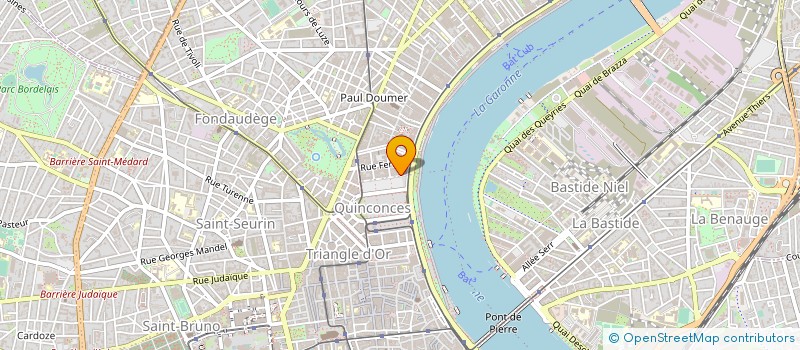 localisation de l'entreprise EQUILIBRE  BORDEAUX