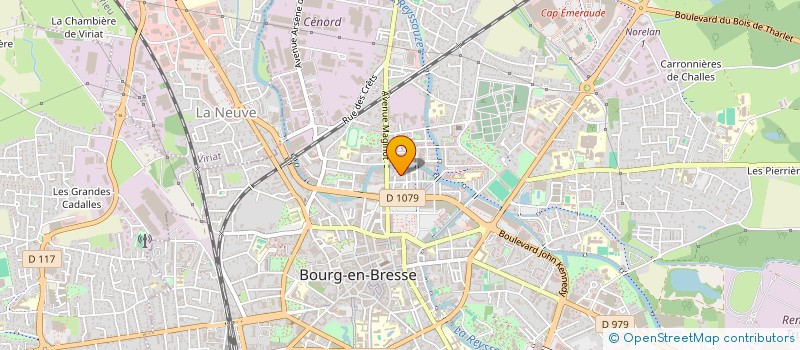localisation de l'entreprise EQUILIBRE à BOURG-EN-BRESSE