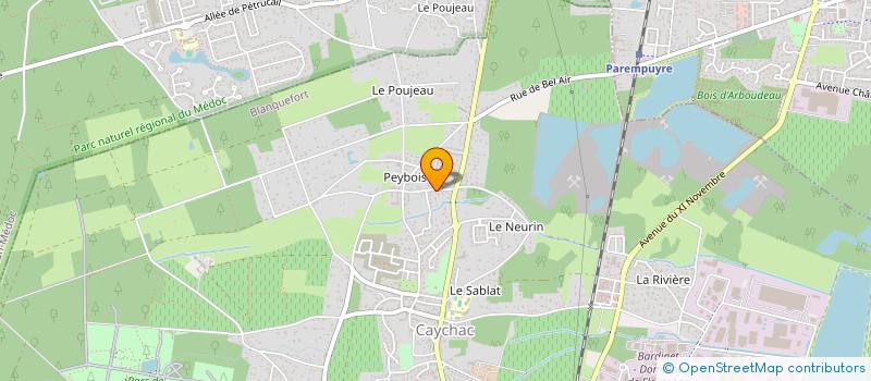 localisation de l'entreprise EQUILIBRE à BLANQUEFORT