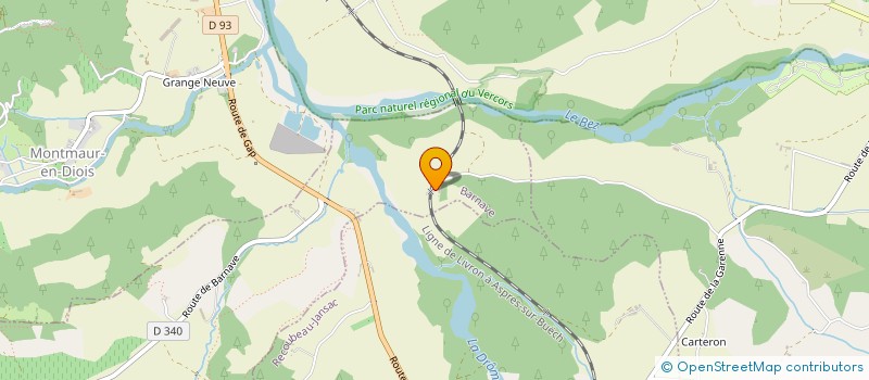 localisation de l'entreprise EQUILIBRE  BARNAVE