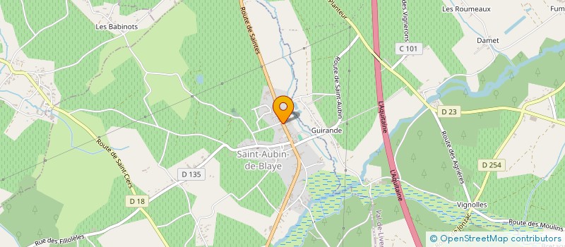 localisation de l'entreprise  EQUILIBRE   VAL-DE-LIVENNE