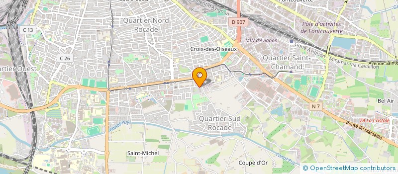 localisation de l'entreprise EQUILIBRE 84  AVIGNON