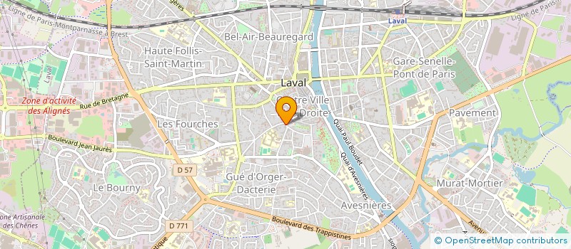 localisation de l'entreprise EQUILIBRE à LAVAL