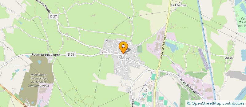 localisation de l'entreprise EQUILIBRE ARCHITECTES  MABLY