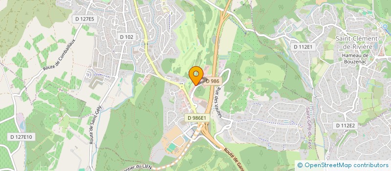 localisation de l'entreprise EQUILIBRE AU NATUREL  SAINT-GELY-DU-FESC