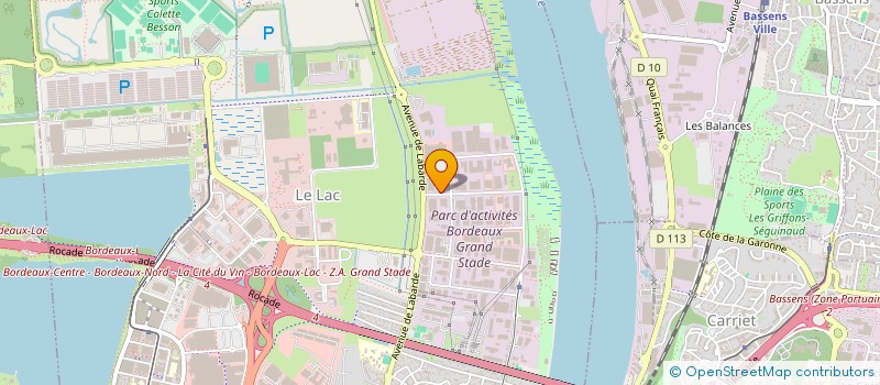 localisation de l'entreprise EQUILIBRE CONSTRUCTION à BORDEAUX