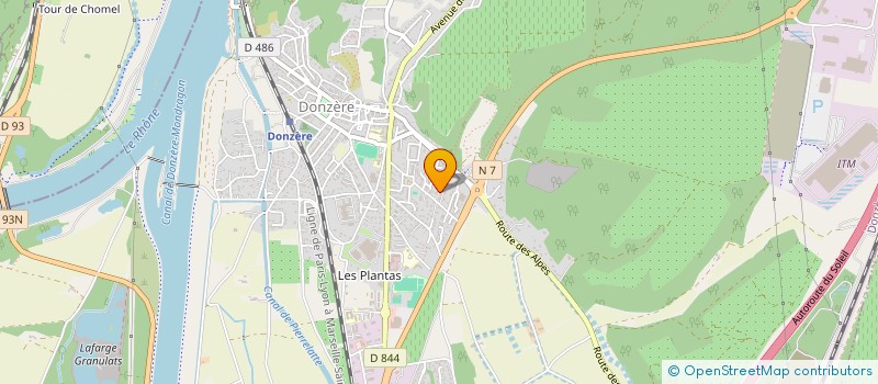 localisation de l'entreprise EQUILIBRE EQUESTRE  DONZERE