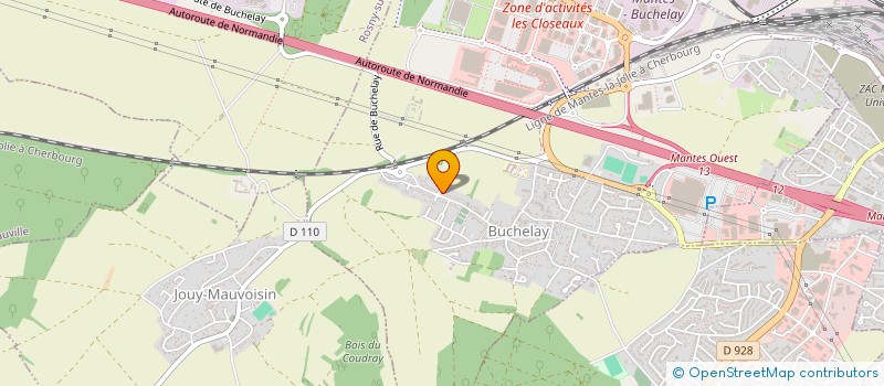 localisation de l'entreprise EQUILIBRE ET BIEN ETRE  BUCHELAY