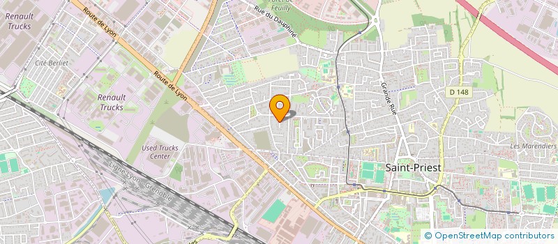 localisation de l'entreprise EQUILIBRE ET HARMONIE  SAINT-PRIEST