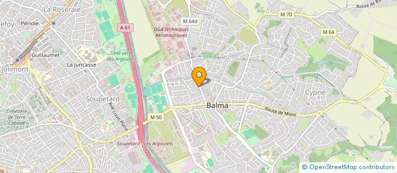 localisation de l'entreprise EQUILIBRE ET PLAISIR à BALMA