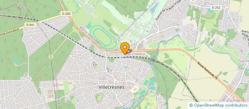 localisation de l'entreprise EQUILIBRE-ET-SYNERGIE  VILLECRESNES