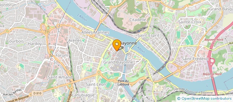 localisation de l'entreprise EQUILIBRE-HARMONIE  BAYONNE