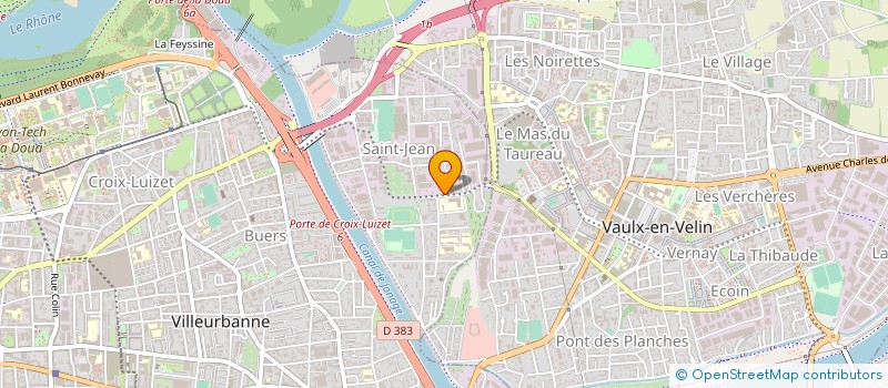 localisation de l'entreprise EQUILIBRE INTERACTION  VILLEURBANNE