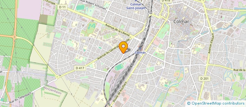 localisation de l'entreprise EQUILIBRE & PLAISIR  COLMAR