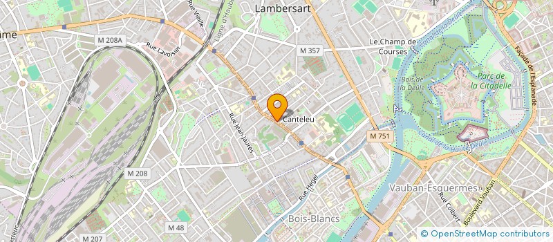 localisation de l'entreprise EQUILIBRE RH à LAMBERSART