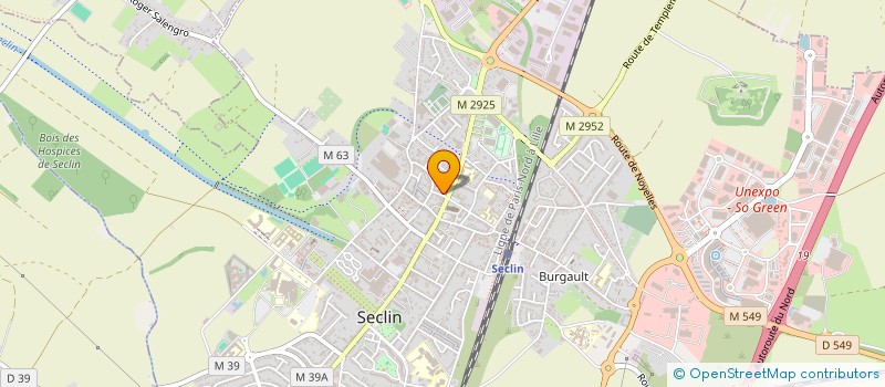 localisation de l'entreprise EQUILIBRE SANTE  SECLIN