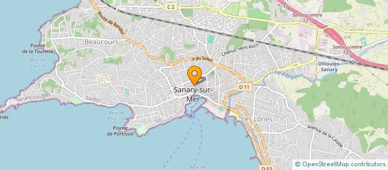 localisation de l'entreprise EQUILIBRE SARL à SANARY-SUR-MER