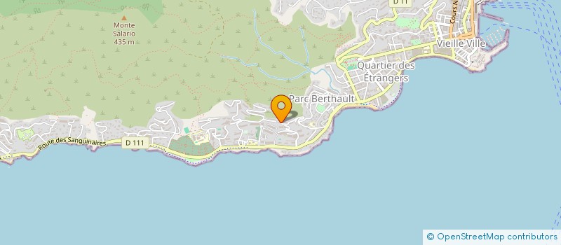 localisation de l'entreprise EQUILIBRE & SAVEURS à AJACCIO
