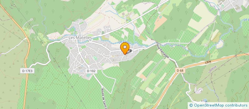 localisation de l'entreprise EQUILIBRE VERT  LES MATELLES