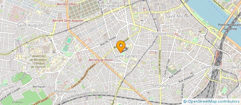 localisation de l'entreprise EQUILIBRES ET COMPAGNIE  BORDEAUX