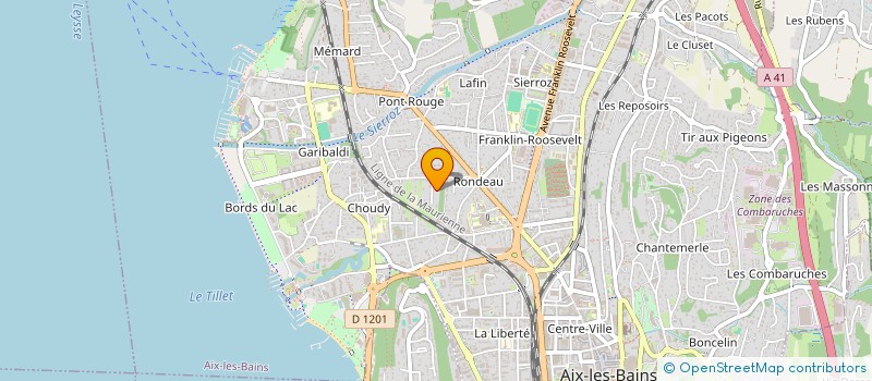 localisation de l'entreprise EQUILIBRI  AIX-LES-BAINS