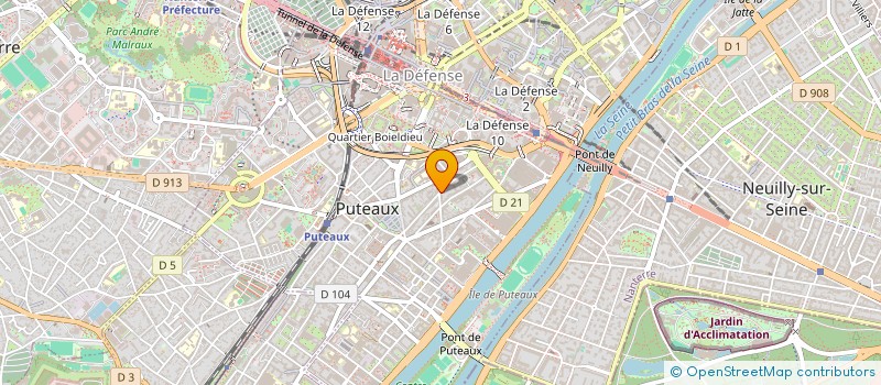 localisation de l'entreprise EQUILIBRIO  PUTEAUX