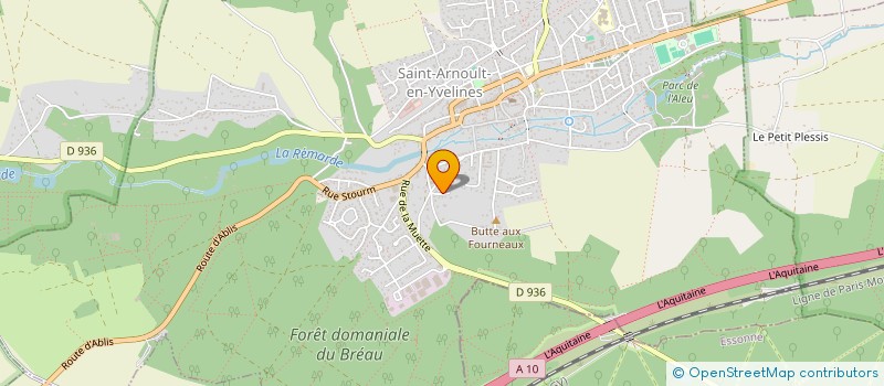 localisation de l'entreprise EQUILIBRIS à SAINT-ARNOULT-EN-YVELINES