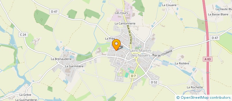 localisation de l'entreprise EQUILIBRIUM  ESSARTS-EN-BOCAGE