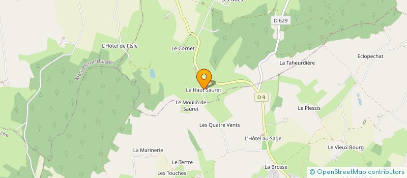 localisation de l'entreprise EQUILIFE VET à COUR-MAUGIS SUR HUISNE
