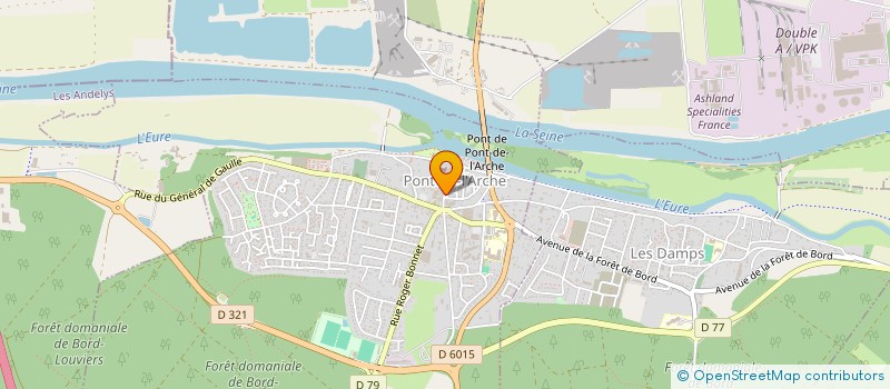 localisation de l'entreprise EQUILLE  PONT-DE-L'ARCHE