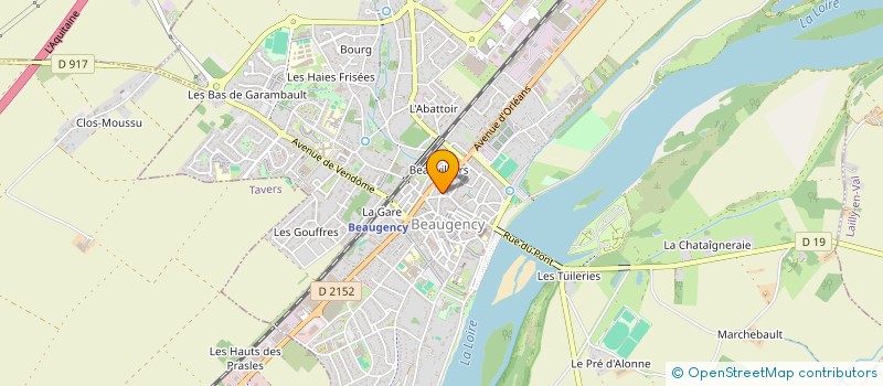 localisation de l'entreprise EQUILOIRE  BEAUGENCY
