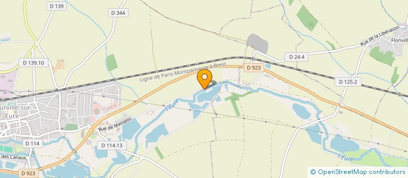 localisation de l'entreprise EQUIMAG à COURVILLE-SUR-EURE