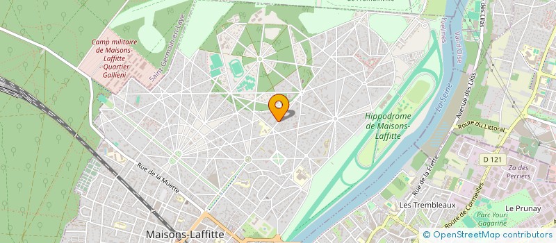 localisation de l'entreprise EQUIMAI à MAISONS-LAFFITTE