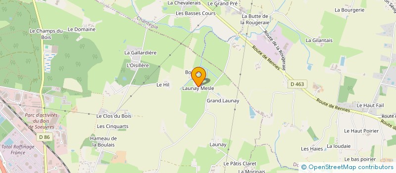 localisation de l'entreprise EQUIMEDA  VERN-SUR-SEICHE