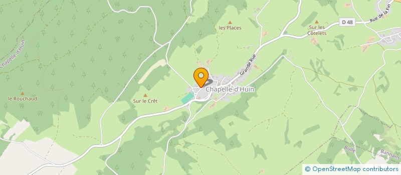 localisation de l'entreprise EQUIN'EQUILIBRE  CHAPELLE-D'HUIN