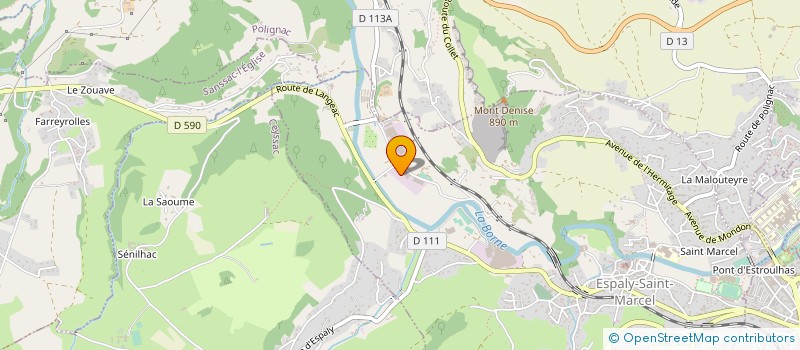 localisation de l'entreprise EQUIN'OX  ESPALY-SAINT-MARCEL